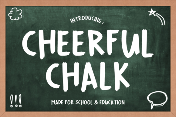 Bring Nostalgic Charm to Your Designs with Cheerful Chalk