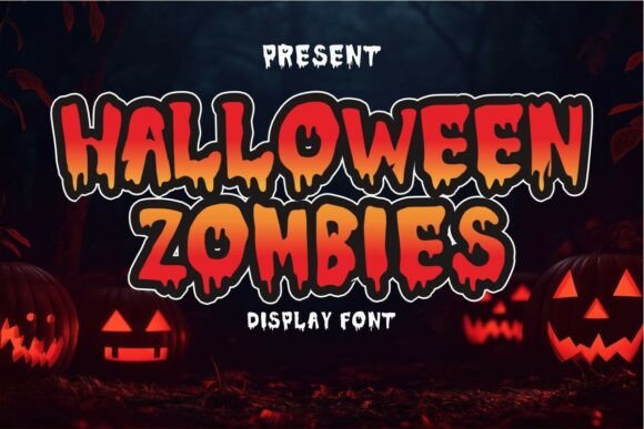 Designing with a Spooky Edge: The Halloween Zombies Typeface