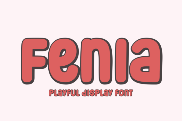 Discover Fenia: The Bold and Playful Typeface for Creative Projects