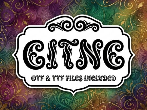 Discovering Eitne: A Display Font for Bold Visual Statements