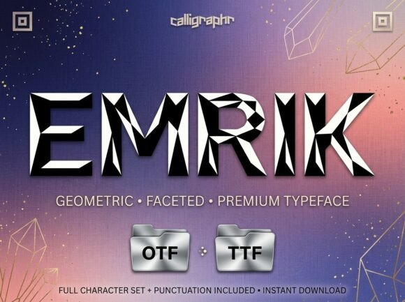 Discovering Emrik: A Typeface for Bold Visual Statements